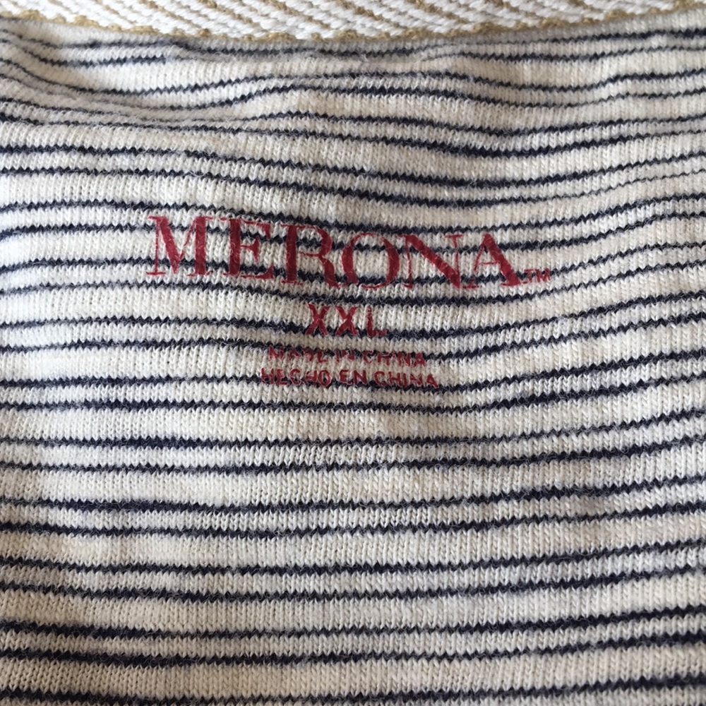NWOT Merona Stripped Tee! - Picture 2 of 4